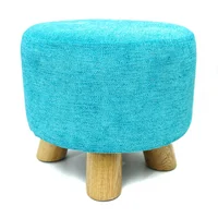 Puff Auxiliar Butaco Redondo 30x30x30 Turquesa