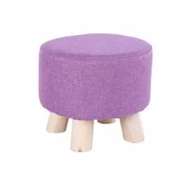 Puff Auxiliar Butaco Redondo 30x30x30 Lila