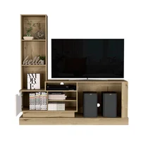 Centro de Entretenimiento Blake TV 55'' Duna Blanco 181X177X43