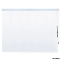 Panel Oriental Absolut Blackout Blanco A La Medida Ancho Entre 470.5-490  Cm Alto Entre  260.5-280 Cm