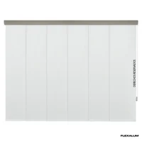 Panel Oriental Absolut Blackout Gris A La Medida Ancho Entre 320.5-340  Cm Alto Entre  400.5-420 Cm