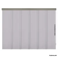 Panel Oriental Solar 3 Gris A La Medida Ancho Entre 140.5-160  Cm Alto Entre  120.5-140 Cm