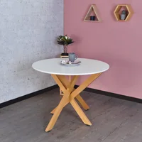 Mesa Comedor 4 Puestos Luxor 76.5x105x105 Blanco