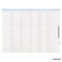 Panel Oriental Solar Tangle Blanco A La Medida Ancho Entre 80.5-100  Cm Alto Entre  100.5-120 Cm