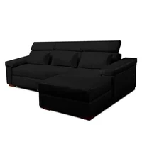 Sala Moderna Oslo Microfibra Negro