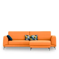 Sala Moderna Peters Microfibra Naranja
