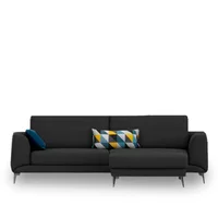 Sala Moderna Peters Microfibra Negro
