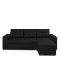 Sala Moderna Jaspe Microfibra Negro