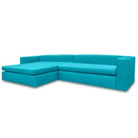 Sala Moderna Cabo Microfibra Azul