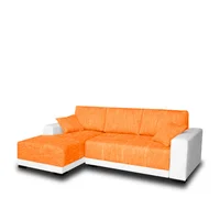 Sala Moderna Sendai Cuero Sintético Naranja