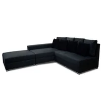Sala Moderna Menfis Microfibra Negro