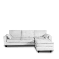 Sala Moderna Edmonton Cuero Sintético Blanco
