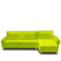Sala Moderna Coral Microfibra Verde