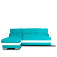 Sala Moderna Topacio Cuero Sintético Azul