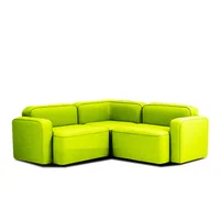 Sala Moderna Praga Microfibra Verde