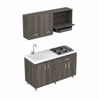 Kit Cocina 150X60 Bco-Mbl Sup/Inf Ambar Tambo