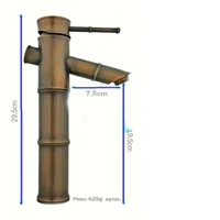 Grifería Lav Monocontrol Tipo Bambu Ref 510112 Consumo 8.3 l/min