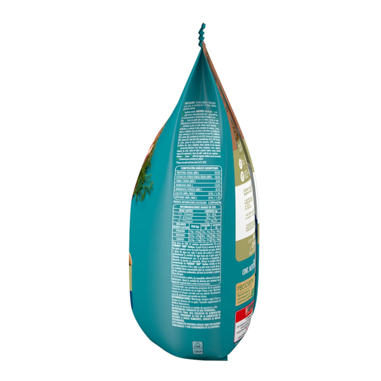 Comida Seca Para Gatitos Pollo Y Carne One 500g 5