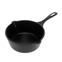 Sartén Profundo 20 cm 1.8 Litros Negro Hierro Fundido Esmaltado Libre de PFOA Apto para Inducción Victoria
