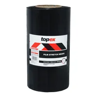 Film Strech Negro Topex De 30 cm x 220 m