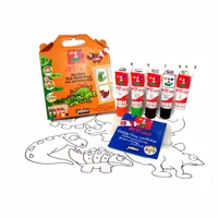 Kit Artistick Dinosaurios 5 Tubos X 75 Ml