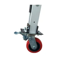 Set x 4 Rueda Andamio 5Pulg con Freno Capacidad de Carga 250Kg C/U