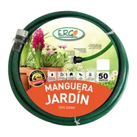 Manguera Tipo Swan 1/2" X 50 Metros De Longitud Con Acoples Para La Llave Y La Pistola.