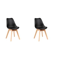 Set x2 Silla Comedor Torino Negro