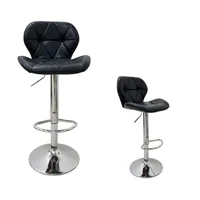 Set x2 Silla Bar Bari Negro