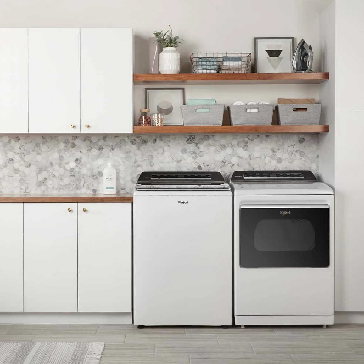 WHIRLPOOL - Secadora a Gas Carga Superior 28 Kg Blanco