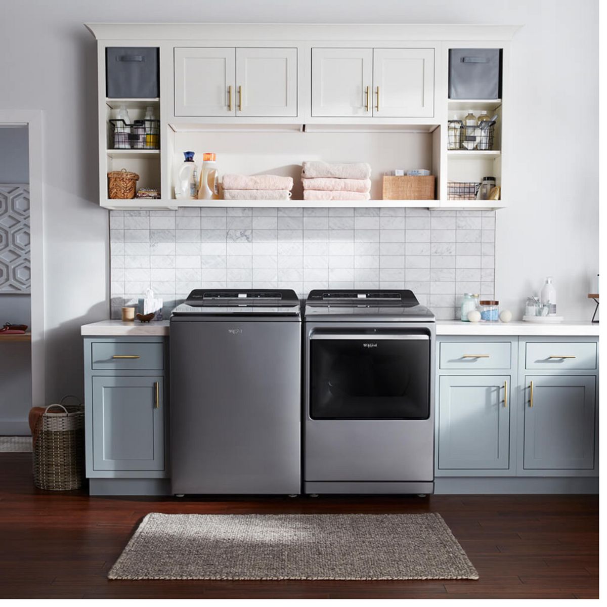 WHIRLPOOL - Secadora a Gas Carga Superior 28 Kg Gris