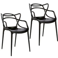 Setx2 Silla Curva Streem 49X49X82 Negro