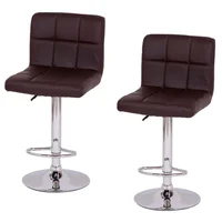 Setx2 Silla Bar Leo 38X41X94-114 Café