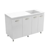 Rh Kit Lavadero Pro 140X60 + Mueble Pro Blanco
