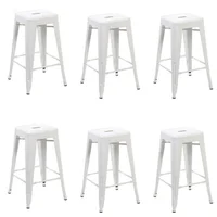 Setx6 Silla Bar True 30X30X76 Blanco