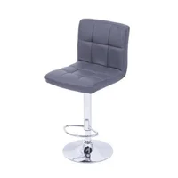 Silla Bar Leo 38X41X94-114 Gris