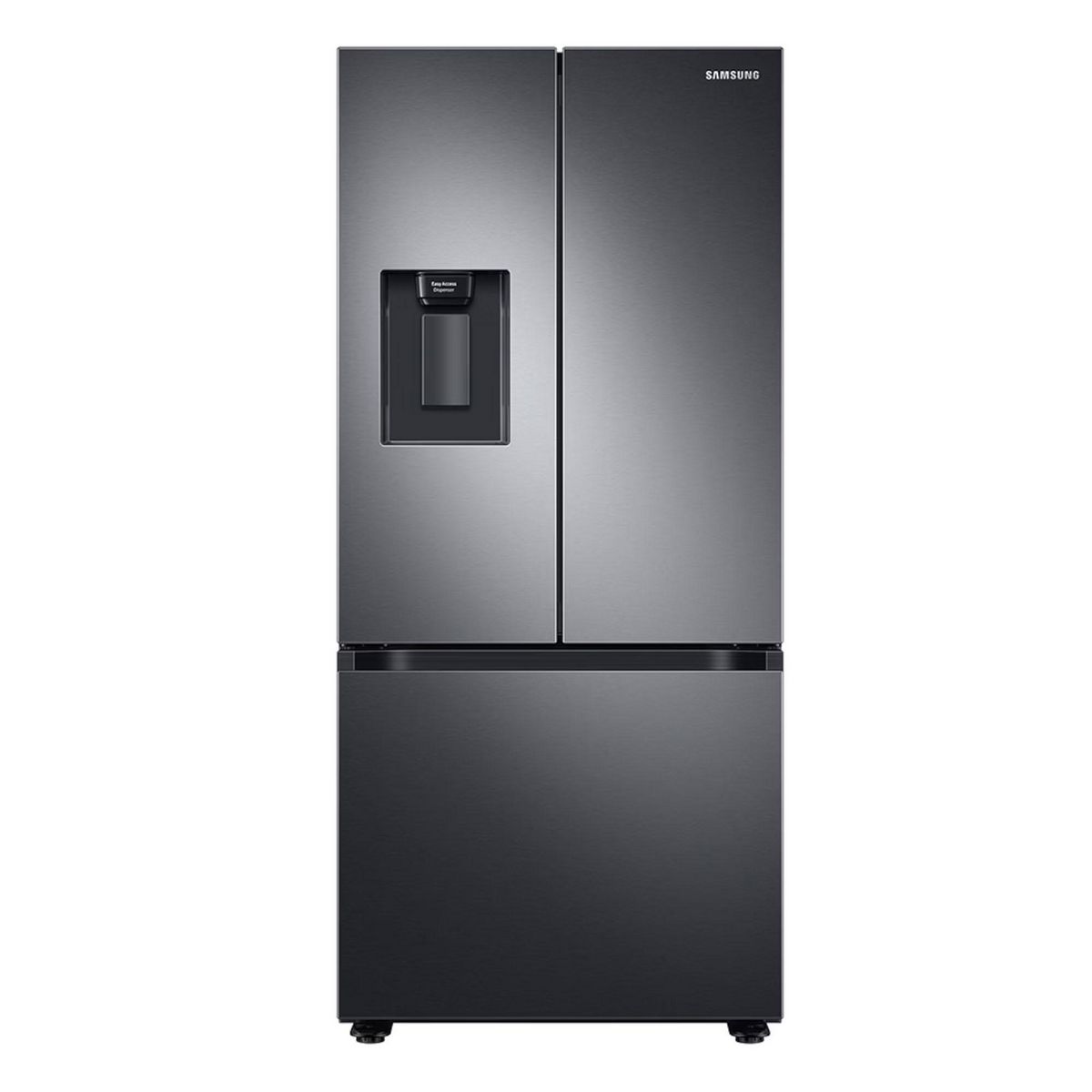 SAMSUNG - Nevecón Samsung Tipo Europeo 625 Litros RF22A4220SG/CO Gris con Dispensador de Agua