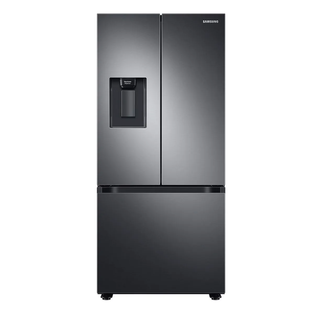 SAMSUNG - Nevecón Samsung Tipo Europeo 625 Litros RF22A4220SG/CO Gris con Dispensador de Agua