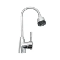 Grifería Lavaplatos Cuello Flexible Mezclador Consumo 7.3 l/min