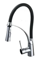 Grifería Lavaplat Negra Cuello Flexible Premium Consumo 7.3 l/min