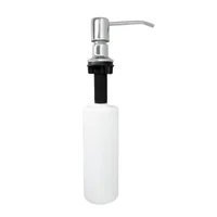 Dispensador de jabon para lavaplatos cromado