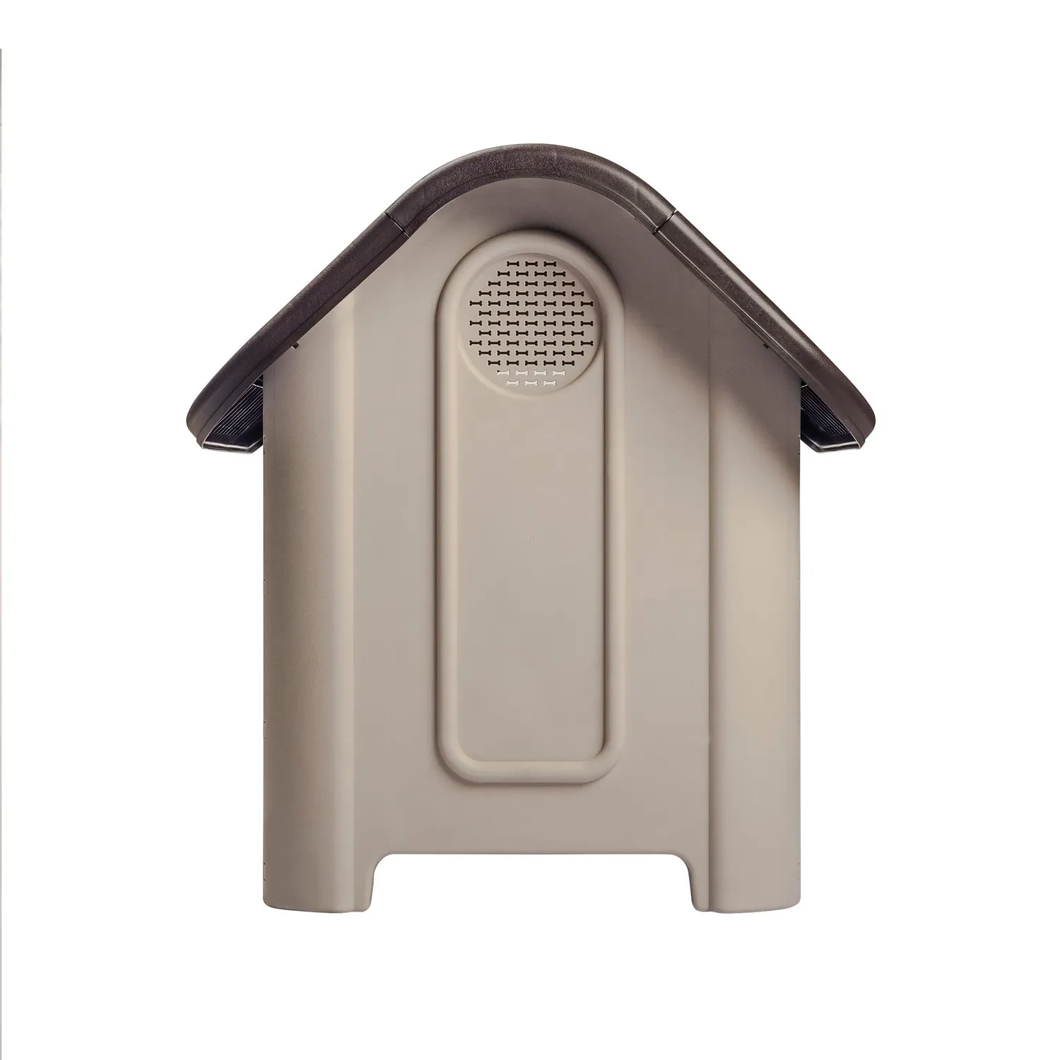 Casa Para Perros Plástica 74.5x60x66cm Mediano Wengue 4