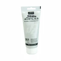 Acrylic Studio 100 Ml - Plata Iridescente