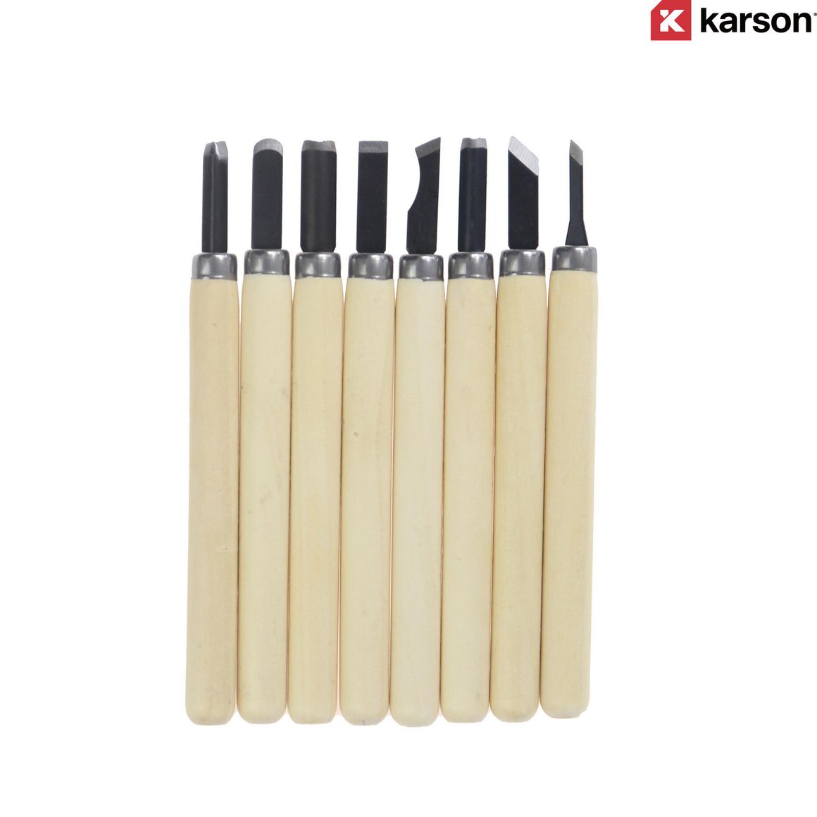 Juego De 8 Gubias Holzmann Para Trabajos De Carpintería - Robustas Y Duraderas
