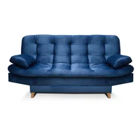 Sofá cama Fendik 3 Posiciones 90X185X120 Tela Azul