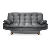 Sofá cama Fendik 3 Posiciones 90X185X120 Tela Gris