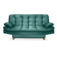 Sofá cama Fendik 3 Posiciones 90X185X120 Tela Turquesa