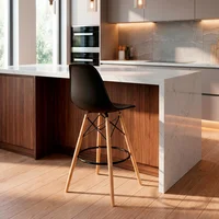 Butaco Eames Tipo Bar 106X56X56 Negro