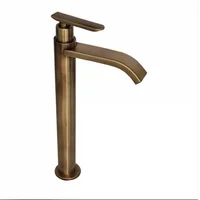 Grifería De Mesa Caña Alta Bronce Consumo 8.3 l/min