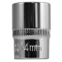 Copa Estándar 6 Puntas Cromo Vanadio 3/8 Pulgadas X 14 mm Discover